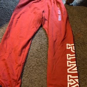 Size medium pink joggers